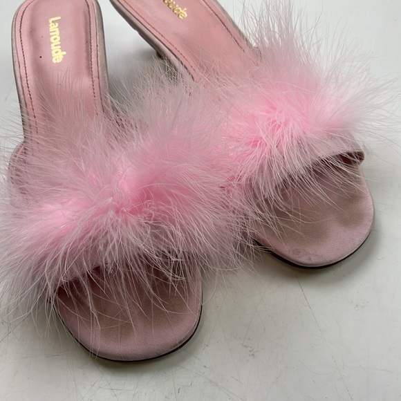 Larroude Marilyn Mule in Tulip Satin Deluxe - Size 7 - G86-16 - Picture 5 of 10